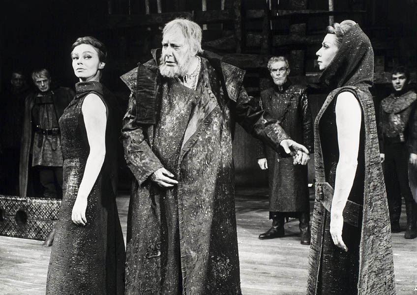 Albert van Dalsum als King Lear (fotograaf onbekend).