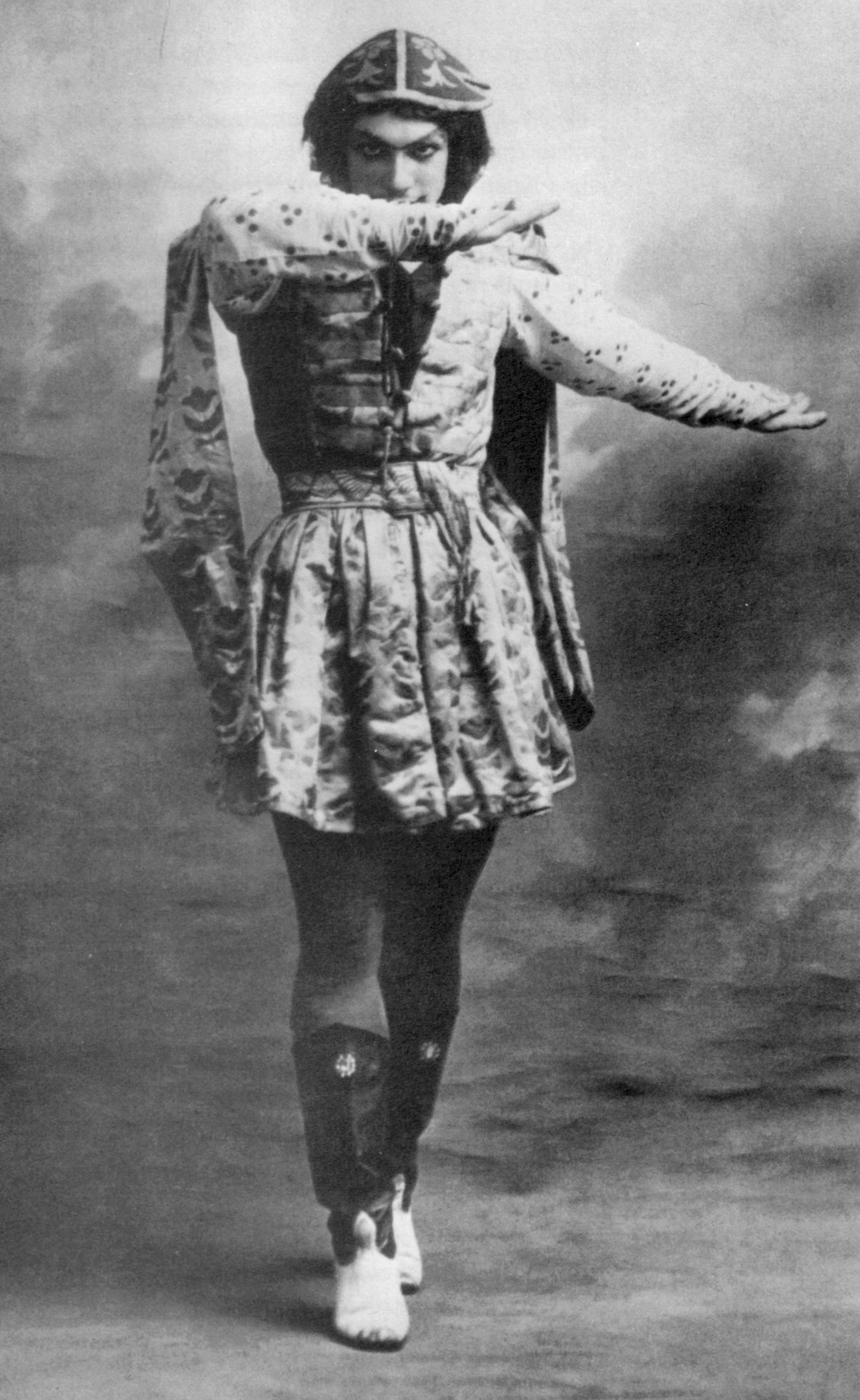 Vaslav Nijinsky in Le Festin, Parijs, mei 1909.