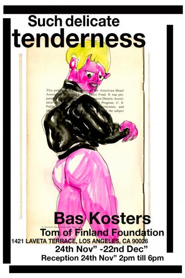 Bas Kosters, Invite Such Delicate Tenderness, 2019, Bas Kosters, Tom of Finland Foundation Los Angeles, Bron: Bas Kosters.