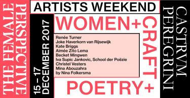 Agenda Modemuze Artist Weekend Women Craft Poetry Castrum Peregrini