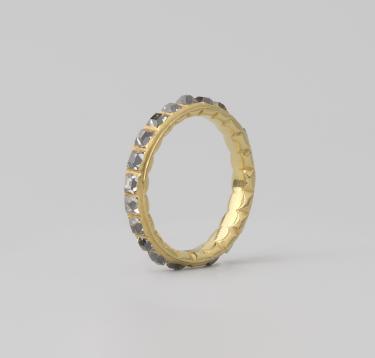 Anoniem (Noordelijke Nederlanden), Ring met tafeldiamanten, ca. 1620-1650. Collectie Rijksmuseum (BK-2018-139).