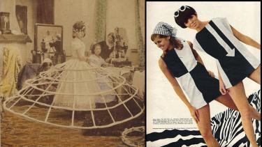 Crinoline en Mary Quant mini jurk