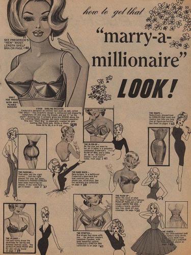 How to get that “marry-a-millionaire” LOOK!, ca. 1950.