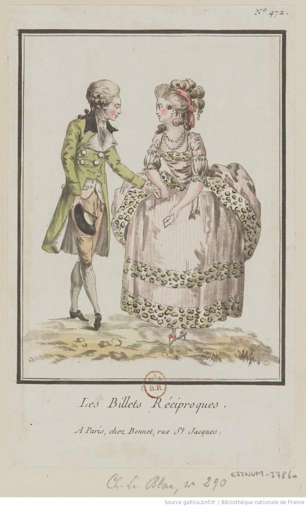 Afb. 6: Louis-Marin Bonnet (1743-1793), Les Billets Réciproques, bron: gallica.bnf.fr