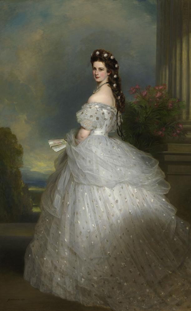 Elisabeth in galajurk,1865,Foto Gerald Schedy